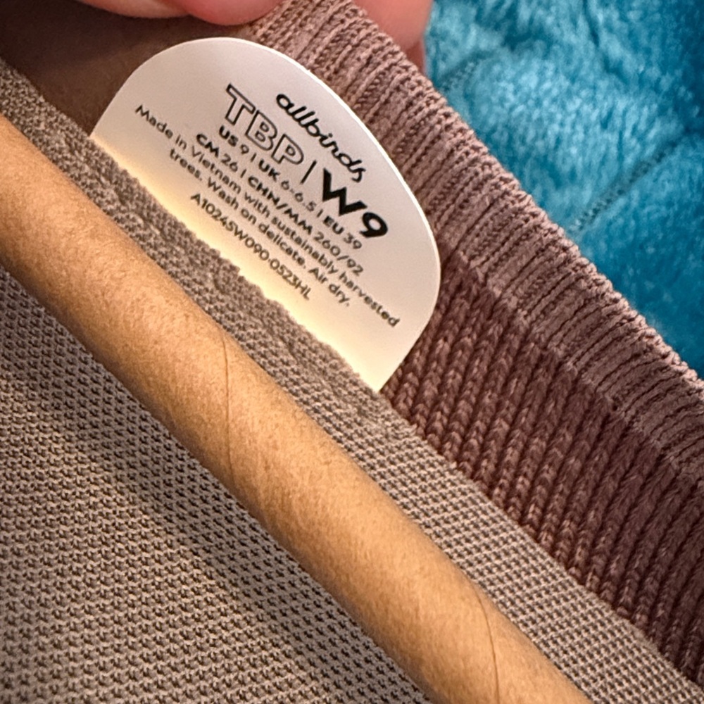 🆕 Allbirds Women's Tree Breezers Tan - 9 - Picture 4 of 4